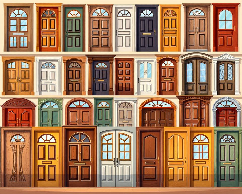 wooden doors